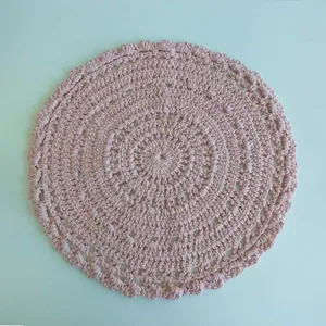 Sousplast 40cm Crochêlia Salmão