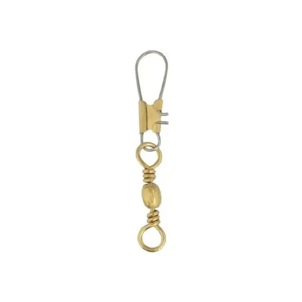 Girador para Pesca BBS Gold Snap No5 Kit com 25 Peças em Latão Dourado Marine Fishing Girador para Pesca BBS Gold Snap No5 Kit 25 Peças Latão Dourado Marine Fishing