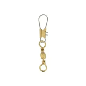 Girador para Pesca BBS Gold Snap No7 Kit com 25 Peças em Latão Dourado Marine Fishing Girador para Pesca BBS Gold Snap No7 Kit 25 Peças Latão Dourado Marine Fishing