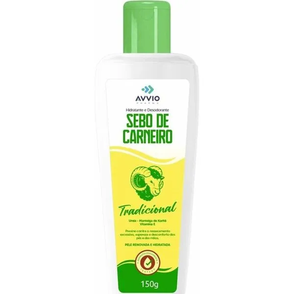 Sebo de Carneiro Gel Avvio Tradicional 150g