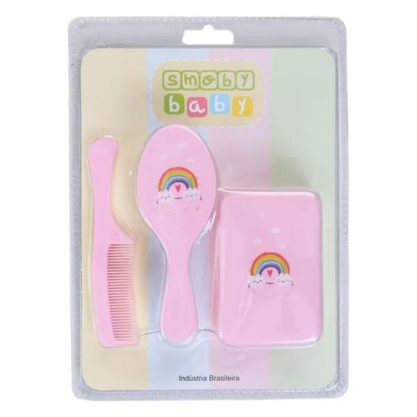 Kit Banho Smoby Baby 3 Peças 670363 (MP)