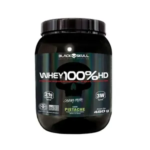 Whey 100% HD Pote - 450g - Black Skull Whey 100% HD Pote 450g – Pistache