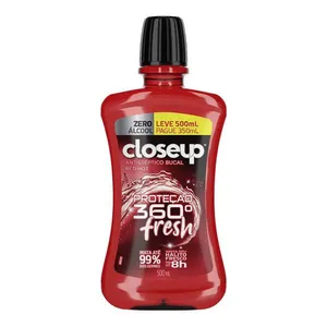 Antisséptico Bucal Closeup Red Hot sem Álcool 500ml