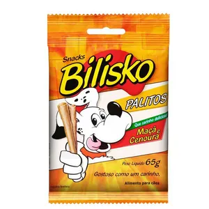 Petisco Bilisko Palito Maçã e Cenoura para Cães 65g