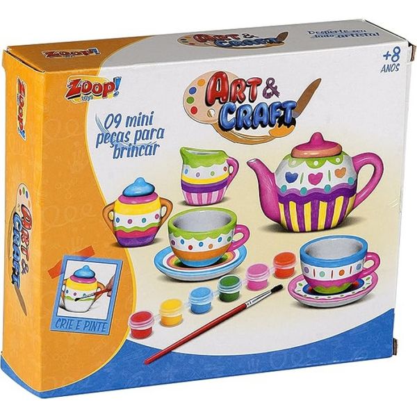 COLECAO ART E CRAFT TEA PARTY - ZOOP TOYS