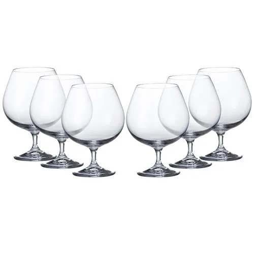 Conjunto 6 Taças Cristal Brandy 690ml Bohemia - Hauskraft