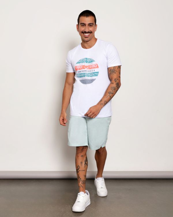 Bermuda Sarja Masculina Com Elástico Verde GG