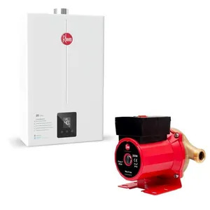 Kit Aquecedor 20 Litros Glp Bivolt + Bomba 350W Rheem 220V