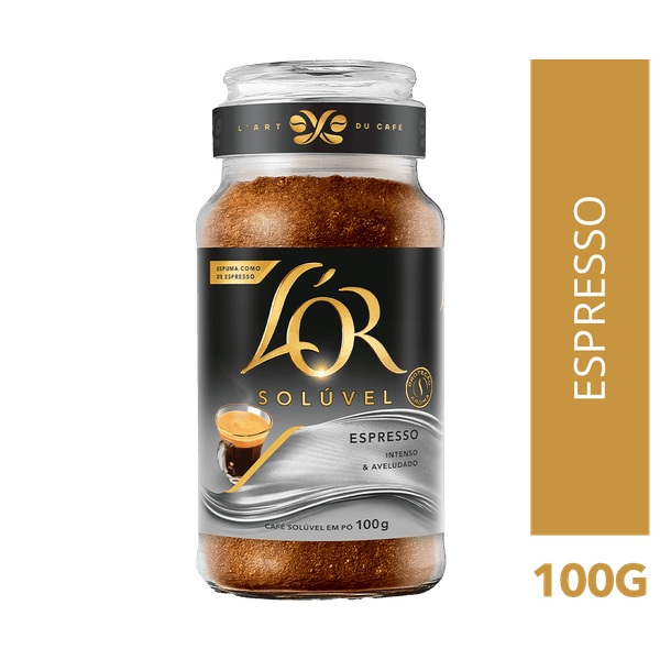 Café Solúvel L'OR Espresso Vidro 100g
