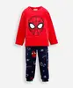 pijama infantil de plush homem aranha vermelho 10