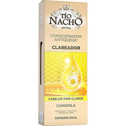 Shampoo Genomma Tio Nacho Antiqueda Clareador 415ml