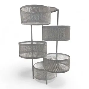 Organizador com Rodas 5 Níveis Latcor em Metal CLH-WR4920-5TJ