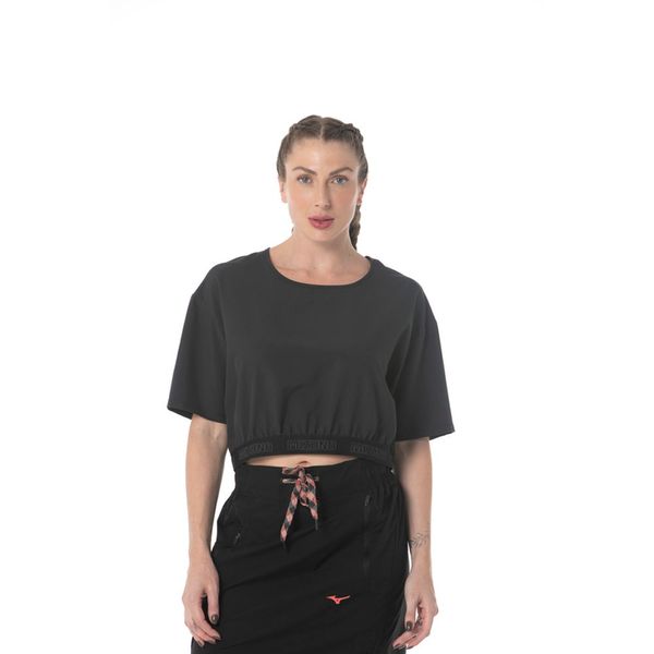 Cropped Casual Feminina Mizuno Street P Preto