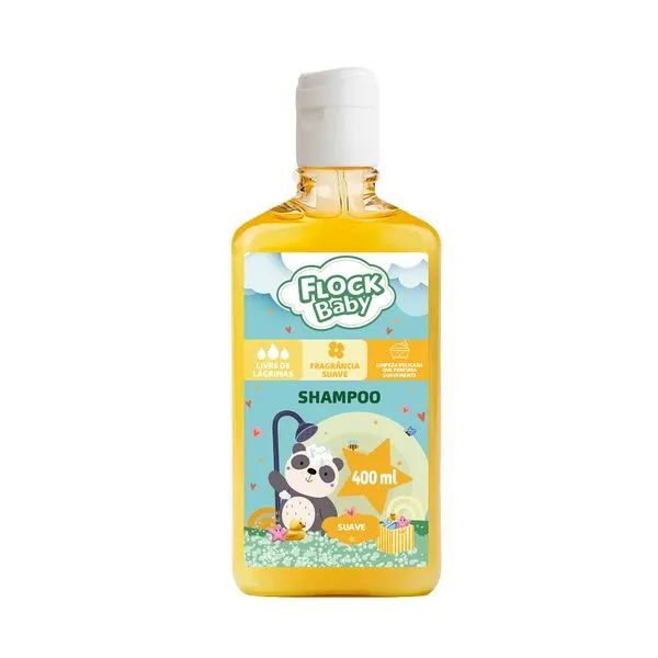 Shampoo Flock Baby Banho Glicerina Suave 400ml