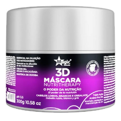 Máscara Magic Color 3D Nutritherapy 300ml (MP)