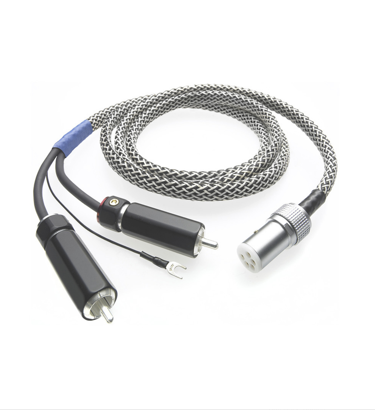 Cabo Para Toca Discos Pro-ject Connect it Phono DIN/RCA SILVER 1,23m