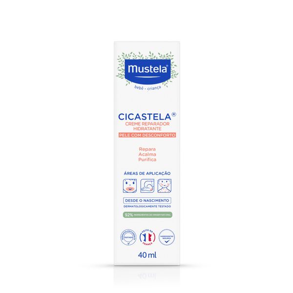 Mustela Cicastela Creme Reparador Hidratante - 40 ml