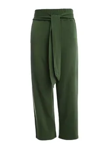 Calça Moletinho Pantacourt Feminina VERDE GG