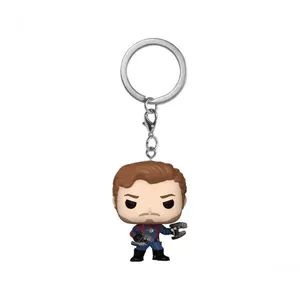 Chaveiro Colecionável Guardians Of The Galaxy - Star-lord em Vinil para Coleção Guardiões da Galáxia Funko Pop! Chaveiro Colecionável Guardians Of The Galaxy - Star-lord em Vinil para Fãs de Guardiões da Galáxia