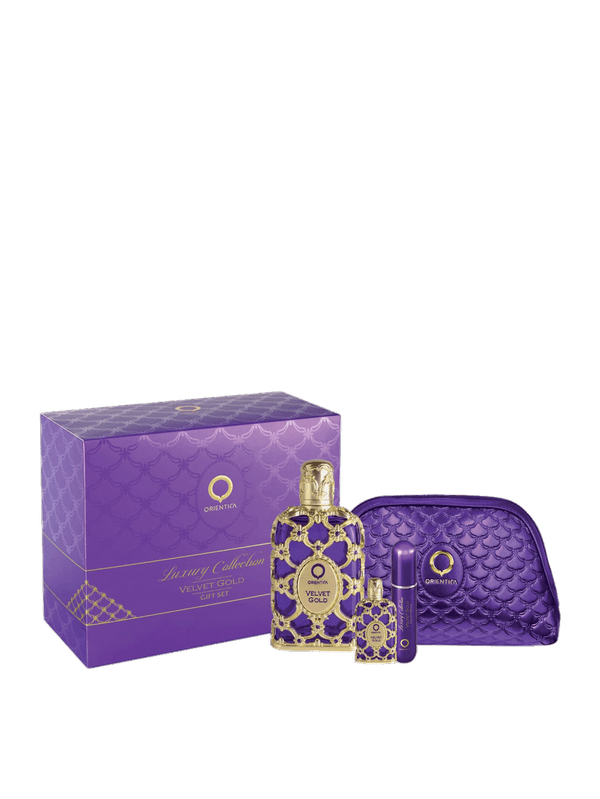 Orientica Kit Velvet Gold Edp 80ml + Miniatura 7,5ml + Atomizer + Necessaire