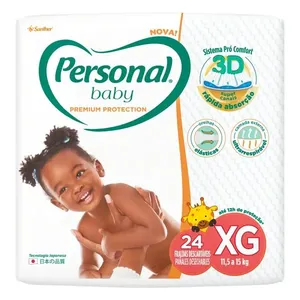 Fralda Descartável Personal Baby Premium Protection 3D XG 24 Unidades