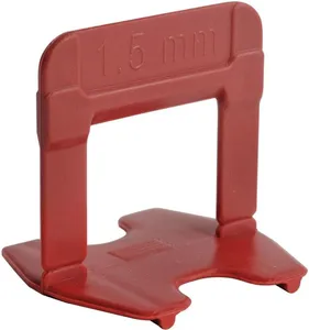 Espaçador Nivelador para Nivelamento 1,5mm Vermelho Pacote Com 50 Peças61336 Cortag Eco