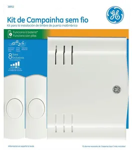 Campainha Sem Fio com 8 Sons General Eletric