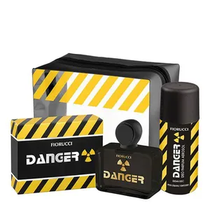 Kit Colônia Fiorucci Danger 100ml + Desodorante Aerosol