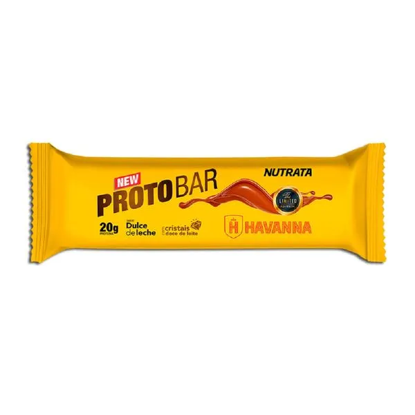 Barra de Proteína WHEY GREGO BAR Whey Brownie com Dulce de Leche Havanna 70g