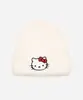 gorro infantil felpudo hello kitty - off white UNICO