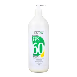 Creme Protetor Solar 1Kg FPS-60 Contra Raios UVA/UVB - Luvex