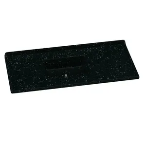 Tampo para Pia 120 cm Rorato Marmoplan | Preto