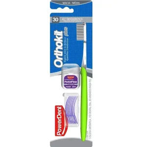 Kit Powerdent Escova + Fio Dental + Passafio