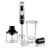 Mixer 4 Em 1 Batedor Fue Miniprocessador Triturador Inox 600W 110V