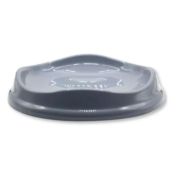 Comedouro Para Pets Raso Starkpet Flat Cinza (MP)