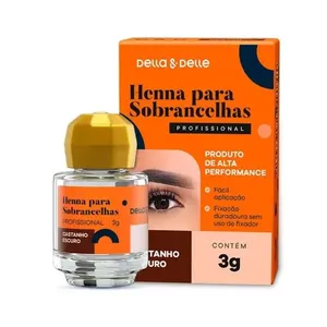Henna Della&Delle Sobrancelhas Castanho Escuro 3G