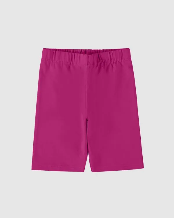 Bermuda Infantil Menina Ciclista Em Algodão Malwee Kids Roxo - 1