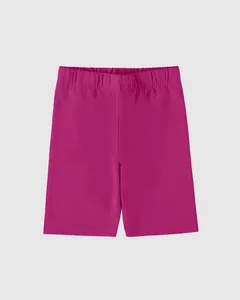 Bermuda Infantil Menina Ciclista Em Algodão Malwee Kids Roxo - 6