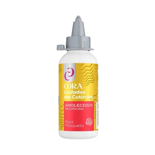 Amolecedor de Cutículas Cora Rosa Mosqueta 100ml Amolec Cut Cora 100ml Rosa Mosqueta