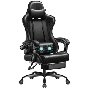 Cadeira Gamer Homall Com Suporte Para Lombar Preto A-BI