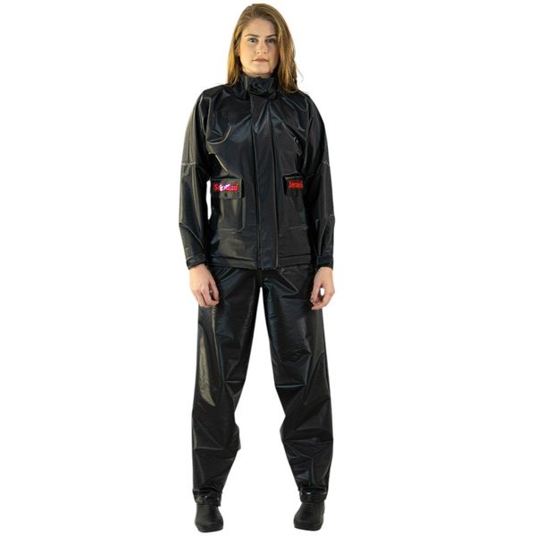 Conjunto Protercapas Capa De Chuva PVC Feminino Serrana G (MP)
