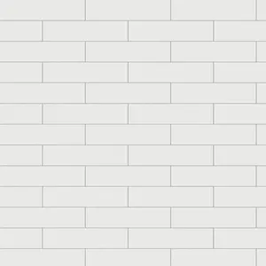 Revestimento de parede 8x25cm Decora 25 peças lux white Portinari