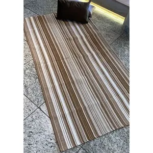 Tapete Manta Rustica Guarapari Ma3 Marrom Claro 95x140cm Ref.MRGUA095140MA3 Bordartes