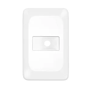 Conjunto Placa Saída De Fio 4x2 Branco Pial Pop Legrand