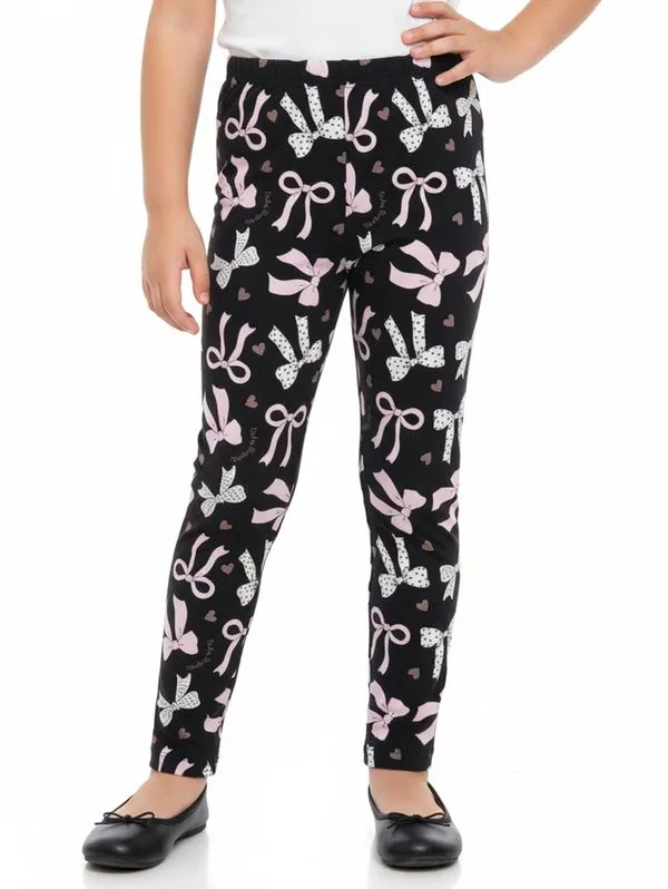 Calça Molecotton Infantil Para Menina - PRETO 6