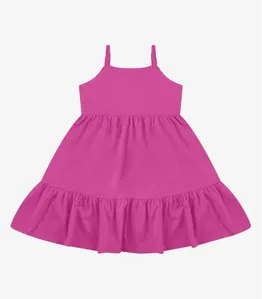 Vestido Meia Malha Rovi Kids Rosa 10