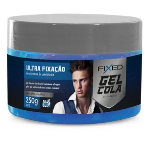 Gel Cola Fixed Pote 250g Azul (MP)