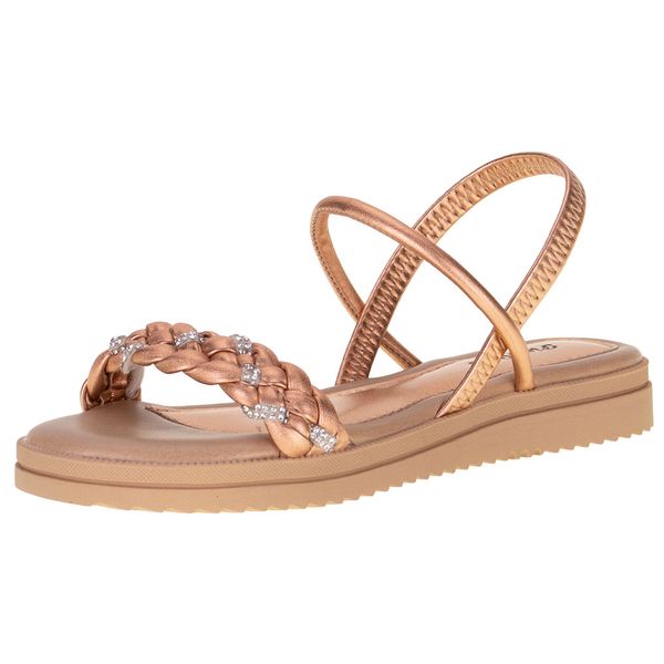 Sandália Infantil Feminina Pink Cats - V3762 BRONZE 33