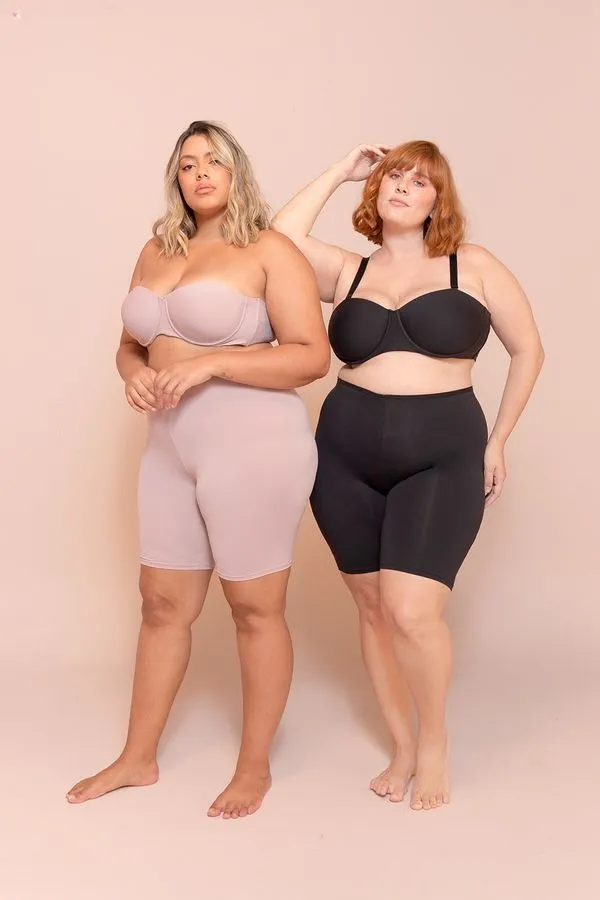 Kit 2 Bermudas Anti Atrito Plus Size Colorido-G