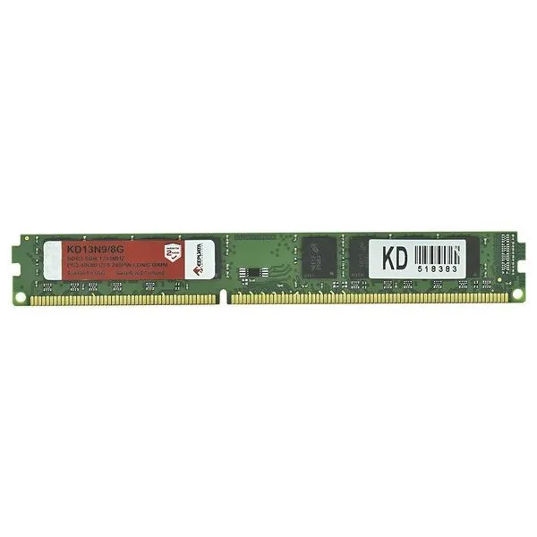 Memória RAM KD13N9-8G DDR3 8GB 1333MHz para Desktop com Latência CAS 9 Keepdata Memória RAM Keepdata KD13N9-8G DDR3 8GB 1333MHz para Desktop